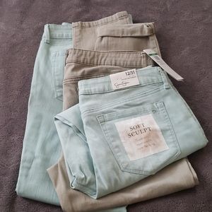 Jessica Simpson denim bundle roll crop jeans 12